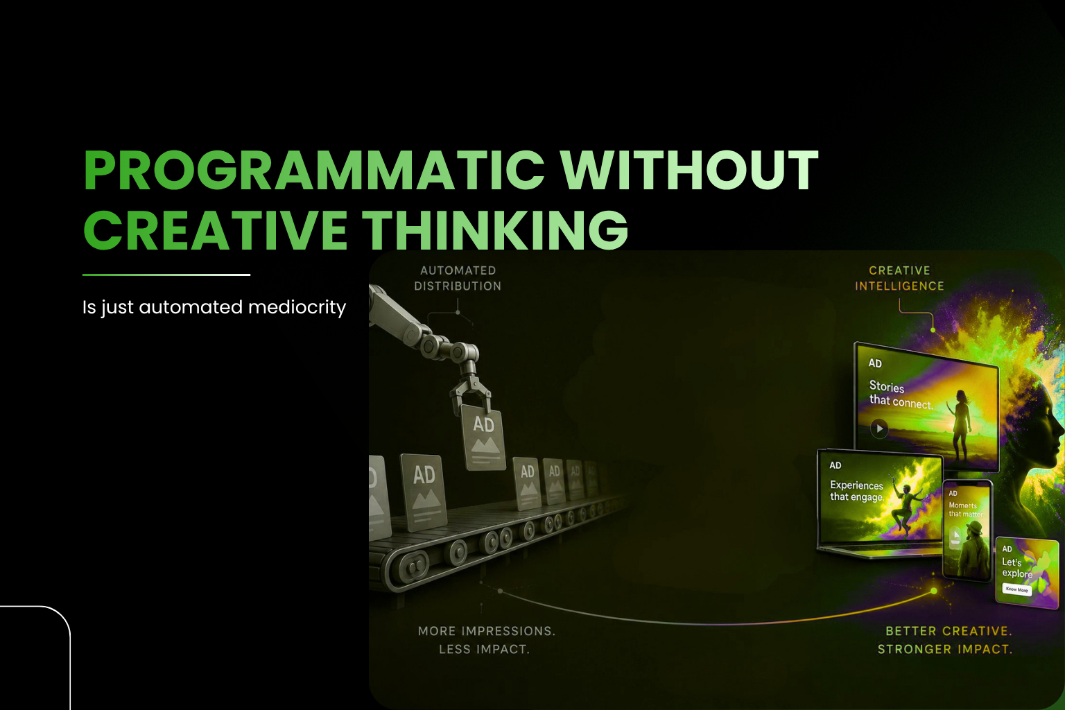 Programmatic Without Creative Thinking Is Just Automated Mediocrity